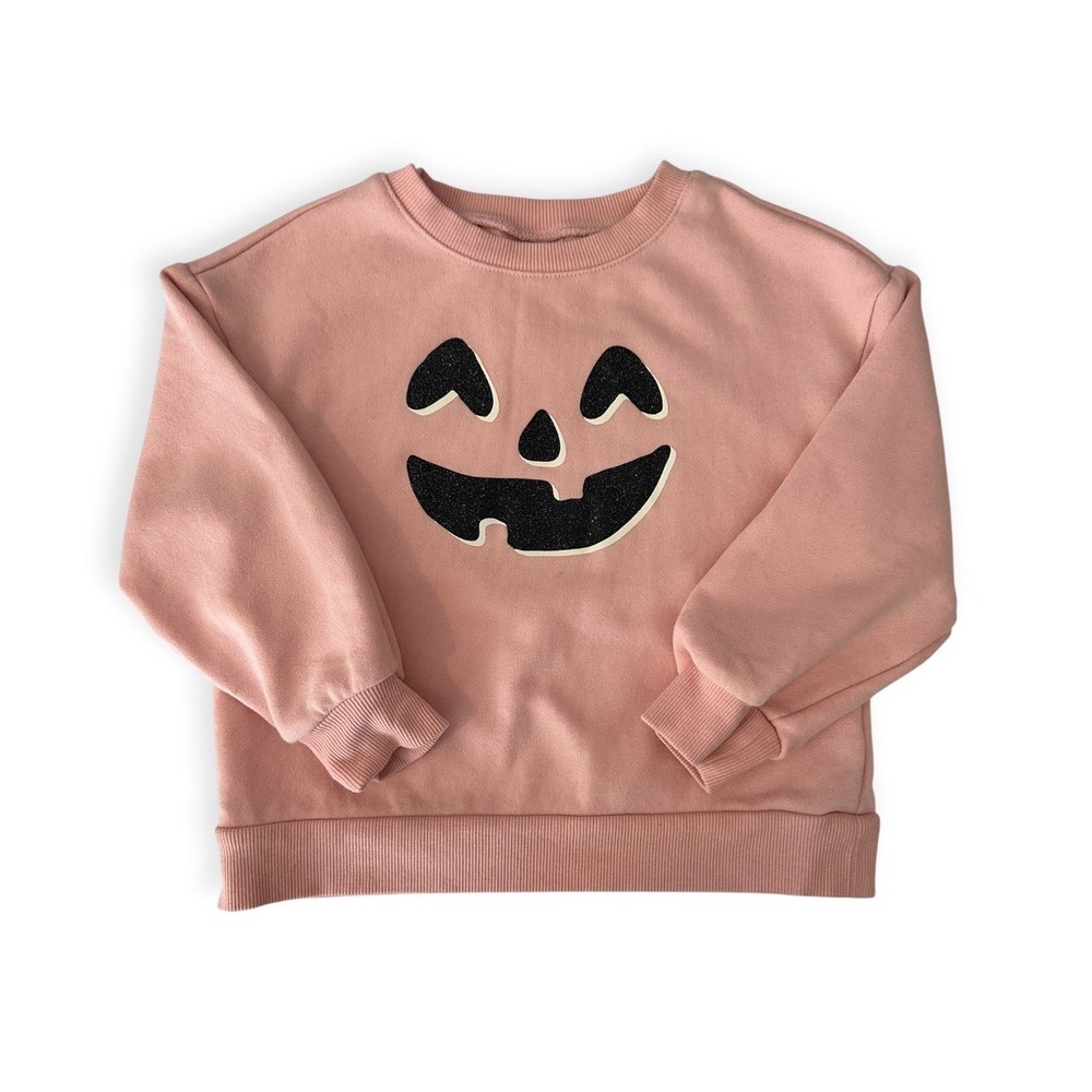 Carter's Sweatshirt Pink Halloween Sparkle Excellent 4T Kids